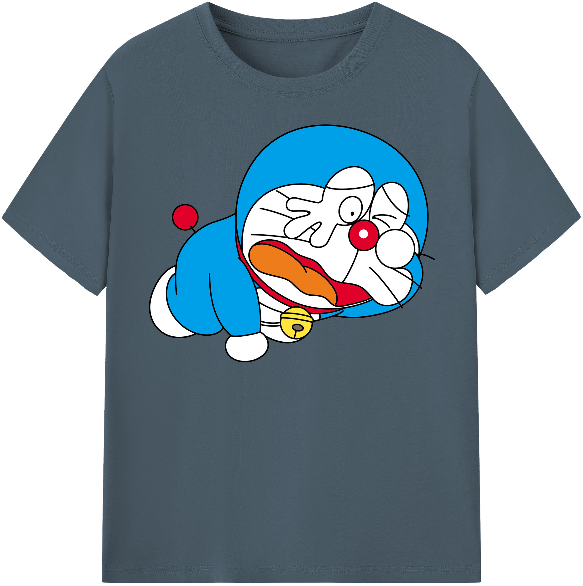 （画像用） ドラえもん Doraemon 綿100％半袖Tシャツ（フロントプリント）